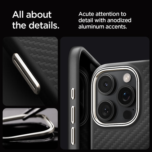 Spigen Capa para iPhone 16 Pro Max / 16 Pro – Enzo Aramid (MagFit)